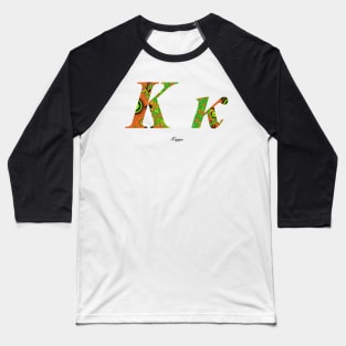 Kappa Greek Alphabet Baseball T-Shirt